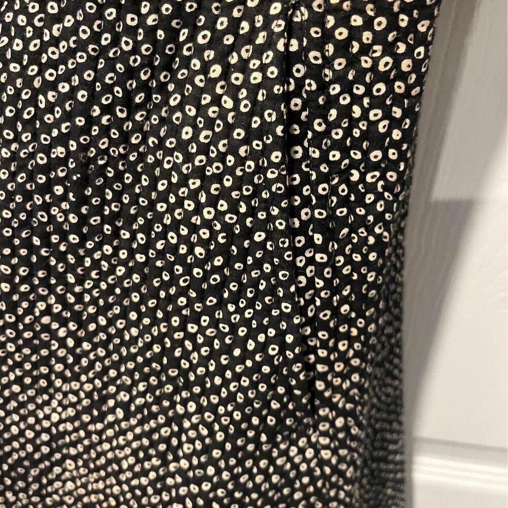 Bamyan Paris Quilted 100% Cotton Hand Printed Open Women’s Jacket size M, B&W - Picture 4 of 7